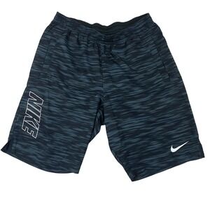 Nike Mens Dri-FIT Space Dye Training Shorts Black Grey 644723-010 Size M
